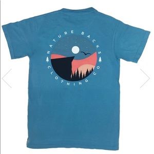 brand new nature backs sky tshirt